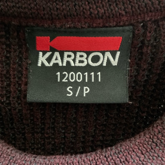 Maroon Knitted Crewneck - size S - Picture 2 of 2